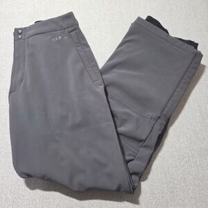 LL Bean Mens XL Tall Dark Gray Snow Ski Pants Insulated Winter Soft Shell